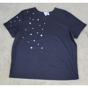 Vtg Copa Cabana Jeweled Shirt - image 1